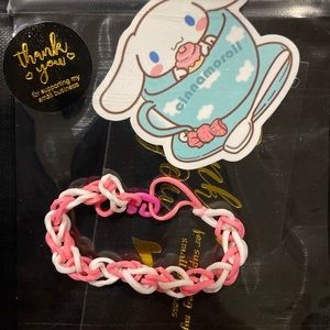 Rainbow loom bracelet